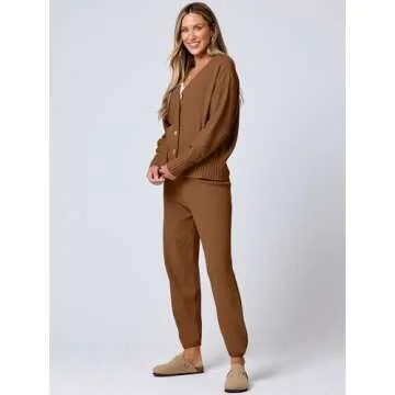 ANRABESS Women 2 Piece Lounge Set for Cozy Elegance