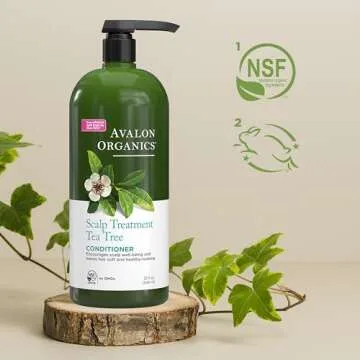 Avalon Organics Conditioner Scalp Treatment Tea Tree, 32 oz