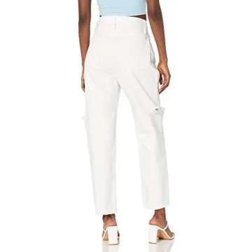 The Drop Women's Kasen Wide Leg Slit Denim - Effortless Style and Comfort