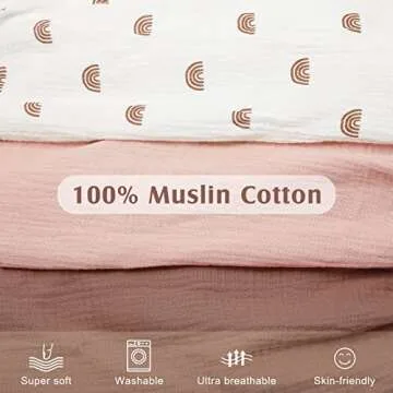 Newwiee Mini Muslin Crib Sheets - Soft & Stylish Bedding