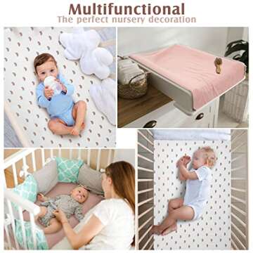 Newwiee Mini Muslin Crib Sheets - Soft & Stylish Bedding