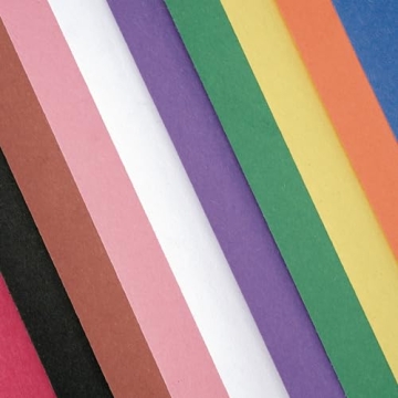 Construction Paper, Assorted Colors, 9 inches x 12 inches, 50 Sheets, Heavyweight Construction Paper...