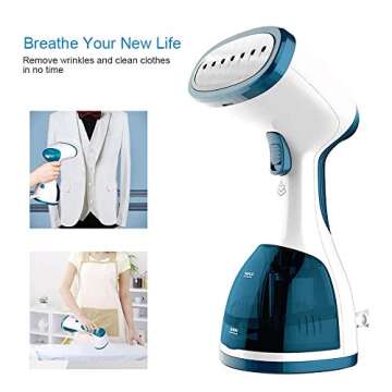 Anbanglin Travel Clothes Steamer - Fast and Portable Handheld Steamer