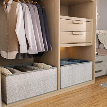 DIMJ Folding Jeans and Clothes Organizer - Space Saver