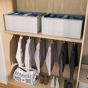 DIMJ Folding Jeans and Clothes Organizer - Space Saver