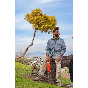 Stanley IceFlow Stainless Steel Tumbler with Straw - Vacuum Insulated Water Bottle for Home, Office or Car Reusable Cup with Straw Leak Resistant Flip Cold for 12 Hours or Iced for 2 Days (Tigerlily)