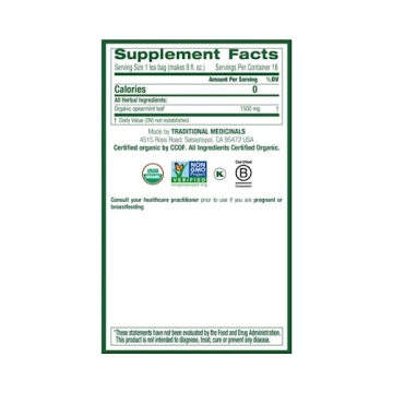 Traditional Medicinals Organic Spearmint Tea 16 Bags