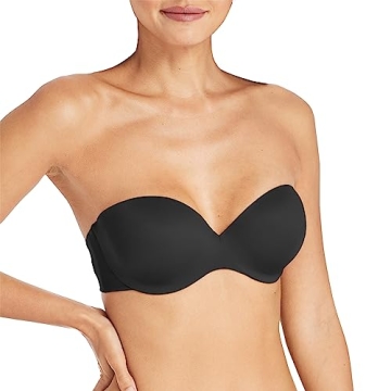 Maidenform Women's Custom Lift Strapless Bra - Black - Perfect Support