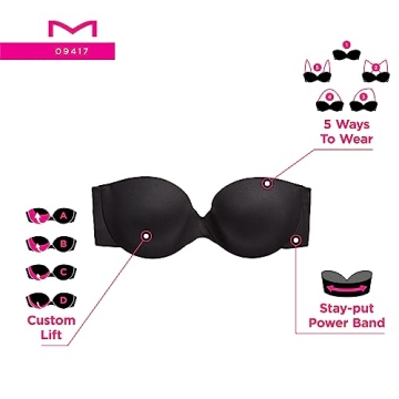 Maidenform Custom Lift Strapless Bra - Versatile Comfort