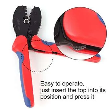 BougeRV Crimping Tool for Solar Panels and More