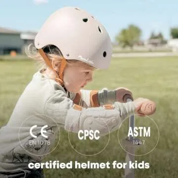 MomnLittle Kids Bike Helmet - Safe & Stylish for Fun Adventure