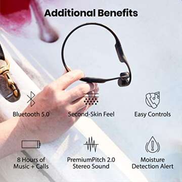 Aftershokz Aeropex Mini Bone Conduction Wireless Bluetooth Headphones