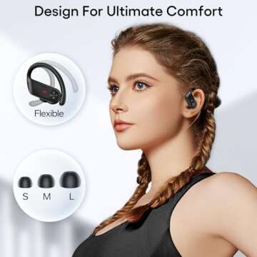 TAGRY Wireless Earbuds 80Hrs Playtime Waterproof Bluetooth