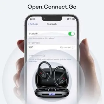 TAGRY Wireless Earbuds 80Hrs Playtime Waterproof Bluetooth