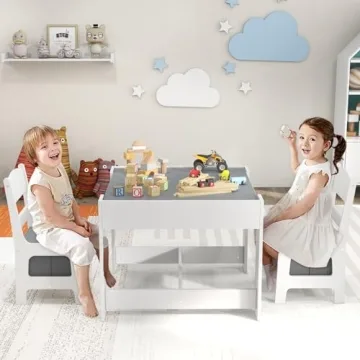Costzon Kids Table and Chair Set for Creative Play