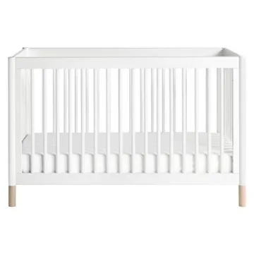 Babyletto Gelato Convertible Crib in White and Natural