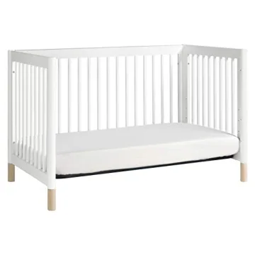 Babyletto Gelato Convertible Crib in White and Natural