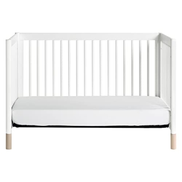 Babyletto Gelato Convertible Crib in White and Natural