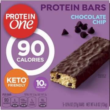 Protein One 90 Calorie Protein Bars - Chocolate Chip Delight