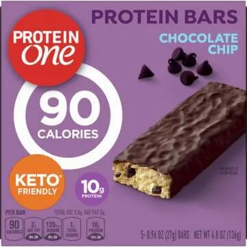 Protein One 90 Calorie Protein Bars - Chocolate Chip Delight