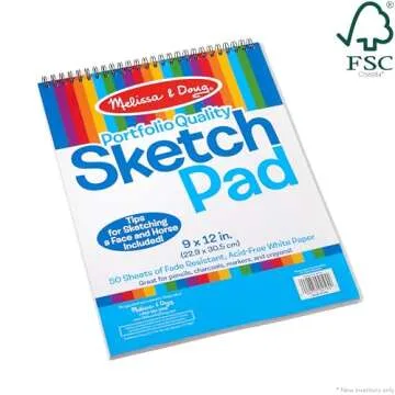 Melissa & Doug Sketch Pad (9 ) - FSC Certified