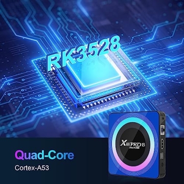 Android 13 TV Box with Backlit Mini Keyboard for Streaming