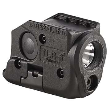 Streamlight 69288 TLR-6 100-Lumen Tactical Weapon Light with Integrated Red Aiming Laser Designed Exclusively and Solely for Micro Compact Taurus GX4, Black