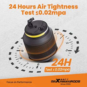 maXpeedingrods Pair Rear Air Suspension Spring Bellow for Lexus GX470 Toyota Land Cruiser Prado 120 Series & 4Runner 2002-2009