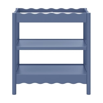 babyletto Swell Changing Table - Cove Blue, GREENGUARD Gold Certified