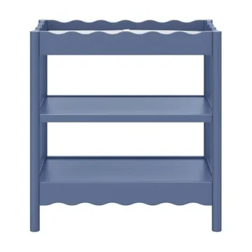 babyletto Swell Changing Table - Cove Blue, GREENGUARD Gold Certified