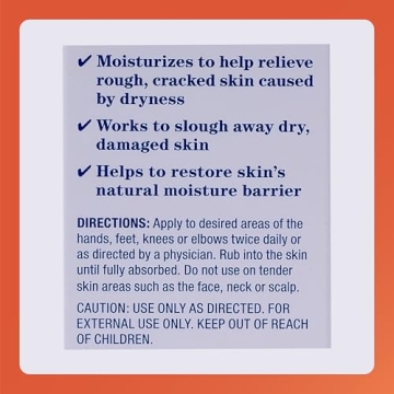 Rugby Urea 20% Intensive Hydrating Cream Dry Skin Relief