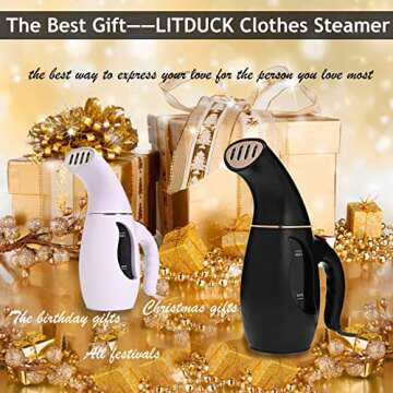 Clothes Steamer, Steamer for Clothes, Handheld Travel Clothing Portable Fabric Garment Steamer Iron, plancha a vapor para ropa，Small Steamer,travel steamer for clothes, Idea Gifts for Men Women