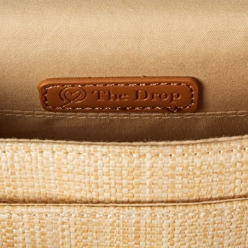 The Drop Women's Diana Crossbody Bag in Cognac Straw