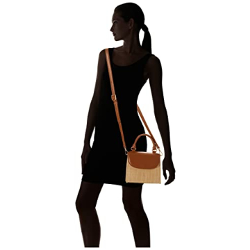 The Drop Women's Diana Crossbody Bag in Cognac Straw