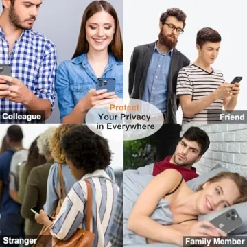 QHOHQ Privacy Screen + Lens Protector for iPhone 16 Pro Max