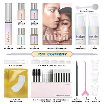 MIYA Lash Lift & Brow Lamination Kit | 6-Week Voluminous Color & Professional Tools