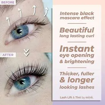 MIYA Lash Lift & Brow Lamination Kit for Gorgeous Lashes