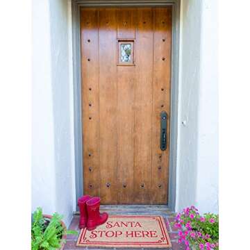 KAF Home Holiday Coir Doormat - Durable & Festive Decor