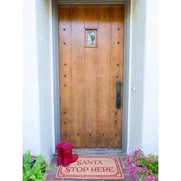 KAF Home Holiday Coir Doormat - Durable & Festive Decor