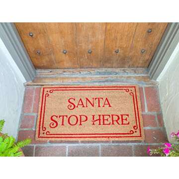 KAF Home Holiday Coir Doormat - Durable & Festive Decor