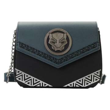 Loungefly Marvel Black Panther Wakanda Forever Cross Body Bag