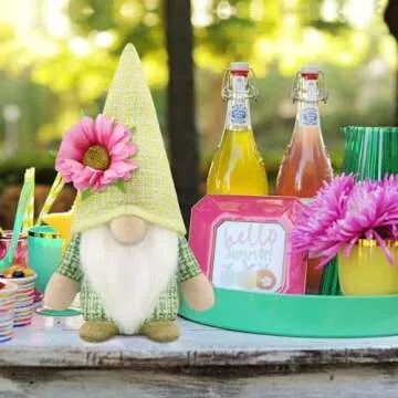 Gehydy Spring Gnomes Set - Handmade Easter Decor