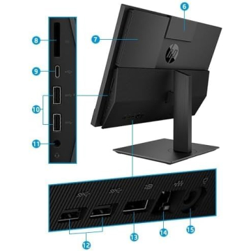 HP ProOne 600 G4 AIO Desktop, Core i7, 16GB RAM, Renewed