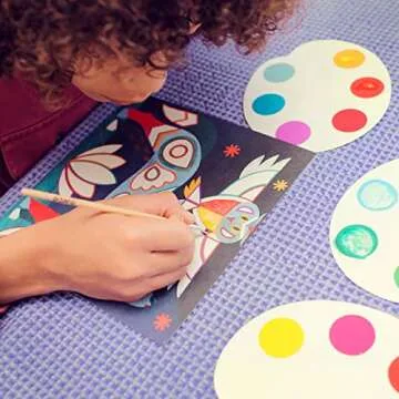 DJECO Coloring Surprises Painting Set - Fanciful Bestiary