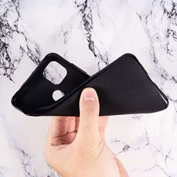 Tznzxm for Consumer Cellular ZMax 10 /ZTE Z6250 Tempered Glass Screen Protector [2-Pack],ZTE ZMax 10 Case,Flexible Soft TPU Scratch Resistant Non-Slip Back Cover Rubber Slim Phone Case for ZTE Z6250