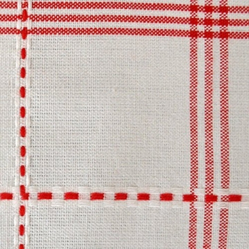 DII Country Plaid Tablecloth for 10-12 People - Easy Care