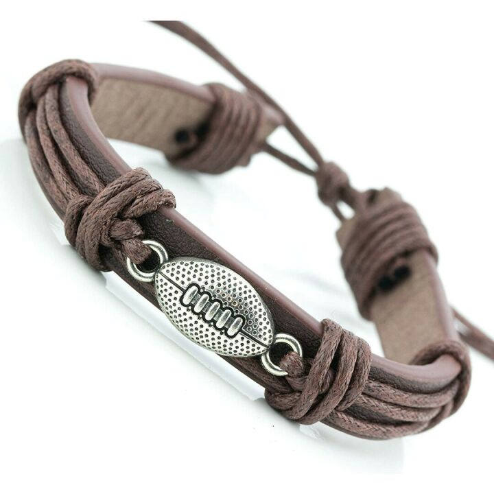 Sports Leather Wrap Bracelets for Men and Teens