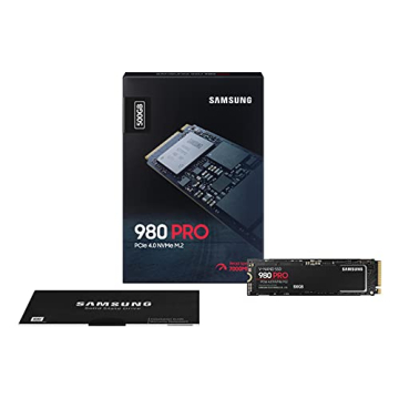 SAMSUNG 980 PRO 500GB PCIe 4.0 NVMe M.2 SSD Fast Reliable