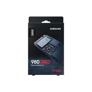 SAMSUNG 980 PRO 500GB PCIe 4.0 NVMe M.2 SSD Fast Reliable