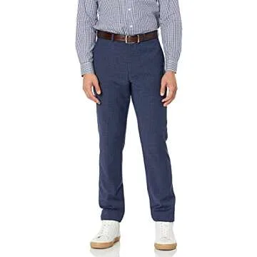 Original Penguin Men's Slim Fit Suit in Bright Blue Check